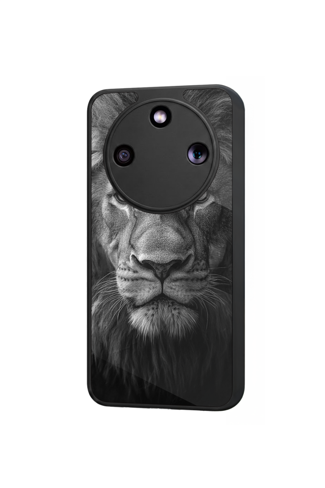 Honor Magic 8 Lite Uyumlu Aslan Tasarımlı Glossy Premium Kılıf