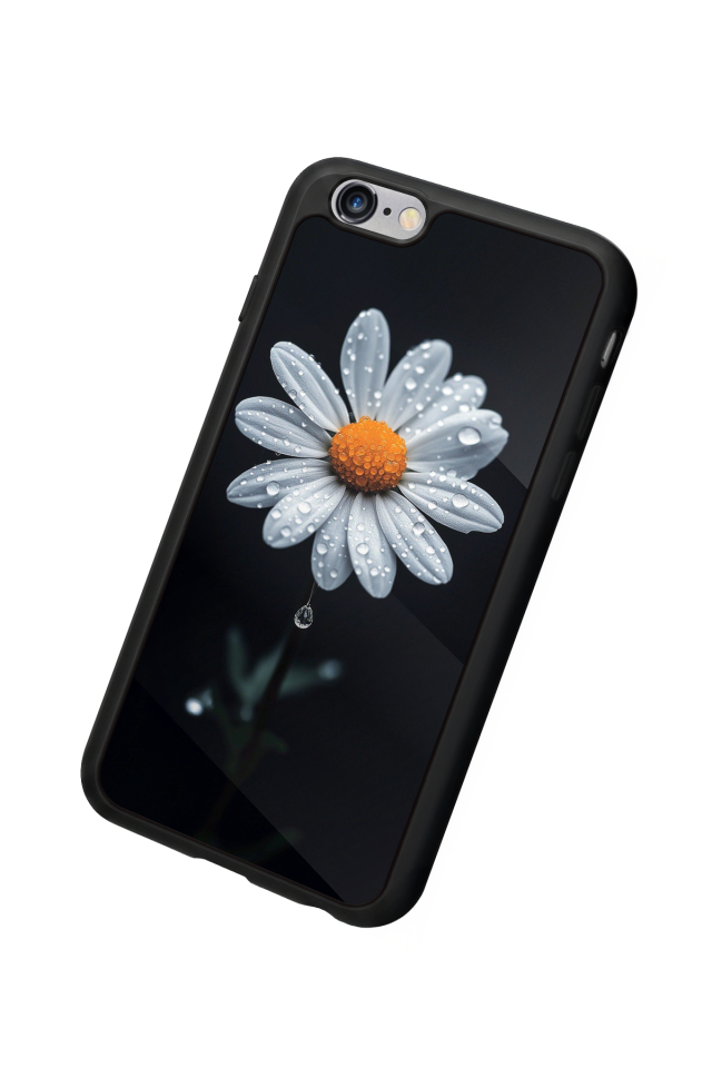 iPhone 6 Plus Uyumlu Cicek Tasarımlı Glossy Premium Kılıf