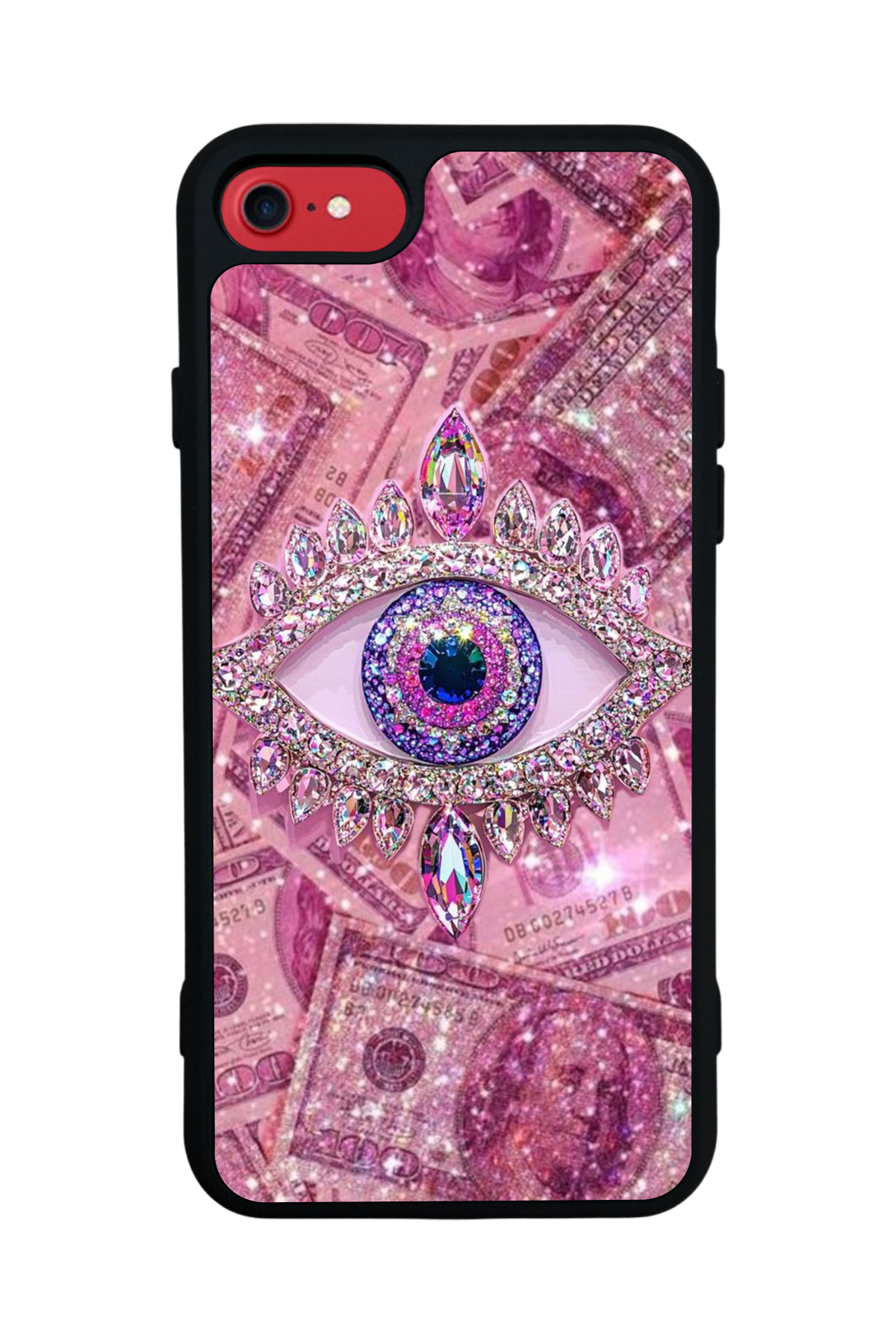 iPhone 8 Uyumlu Göz Tasarımlı Glossy Premium Kılıf