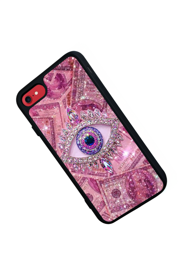 iPhone 8 Uyumlu Göz Tasarımlı Glossy Premium Kılıf