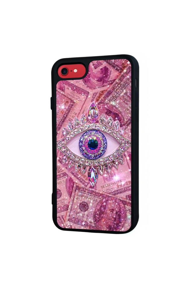 iPhone 8 Uyumlu Göz Tasarımlı Glossy Premium Kılıf