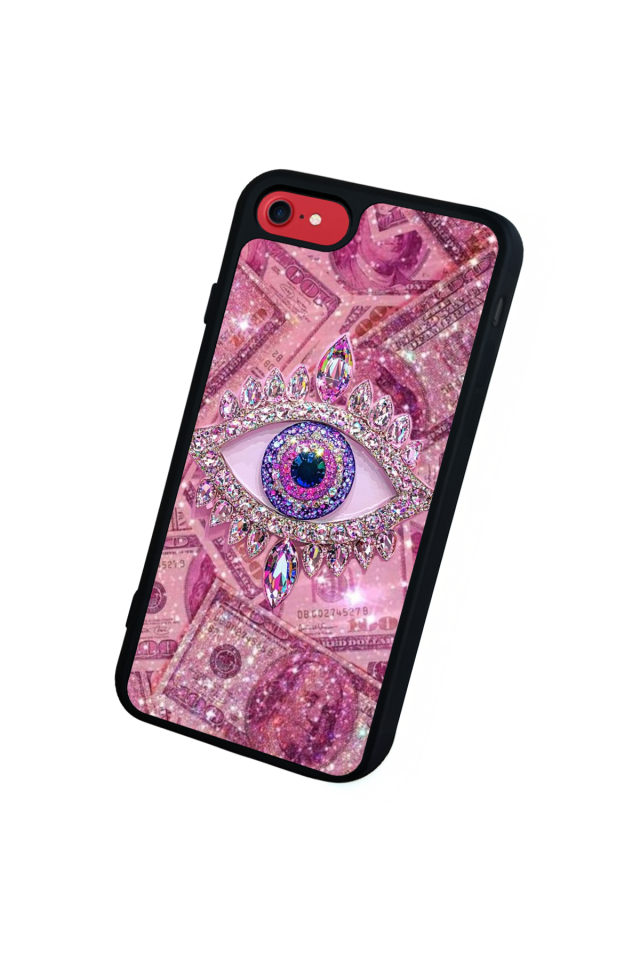 iPhone 8 Uyumlu Göz Tasarımlı Glossy Premium Kılıf
