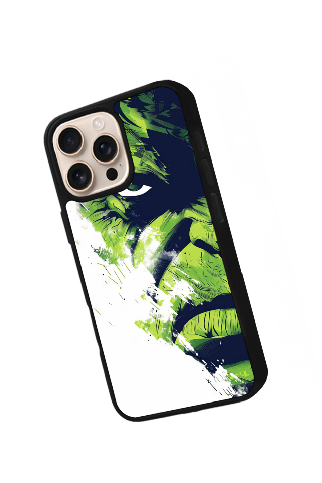 iPhone 15 Pro Uyumlu Hulk Tasarımlı Glossy Premium Kılıf