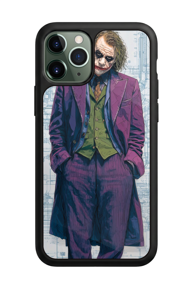 iPhone 11 Pro Uyumlu Joker Tasarımlı Glossy Premium Kılıf