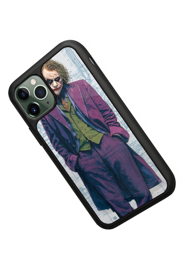 iPhone 11 Pro Uyumlu Joker Tasarımlı Glossy Premium Kılıf