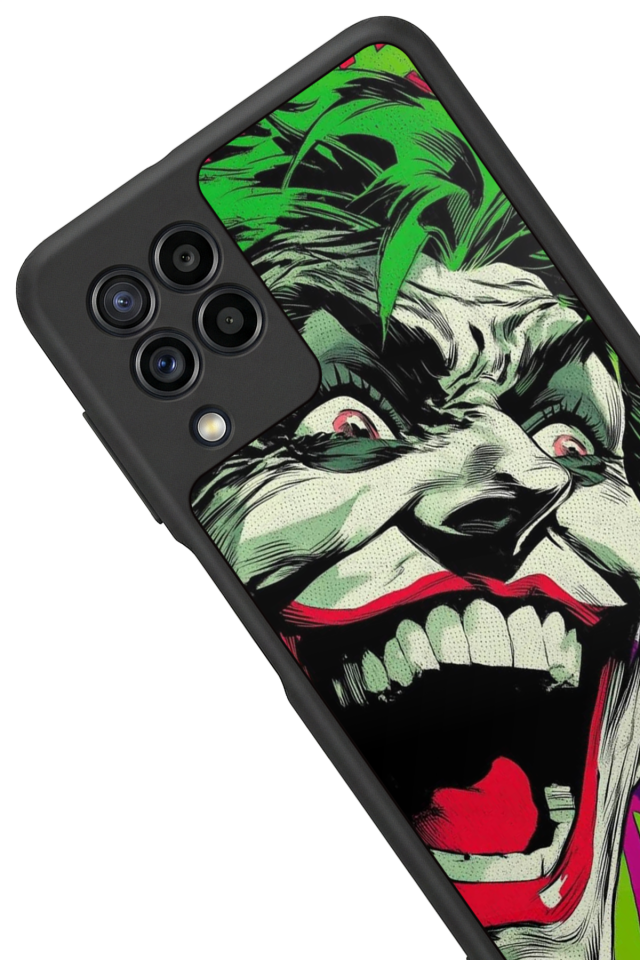 Samsung Galaxy M22 Uyumlu Joker Tasarımlı Glossy Premium Kılıf