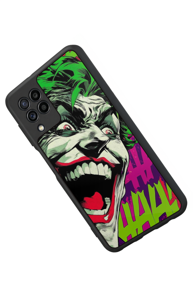 Samsung Galaxy M22 Uyumlu Joker Tasarımlı Glossy Premium Kılıf