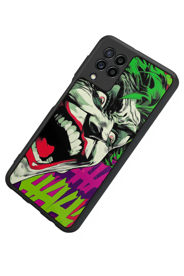 Samsung Galaxy M22 Uyumlu Joker Tasarımlı Glossy Premium Kılıf