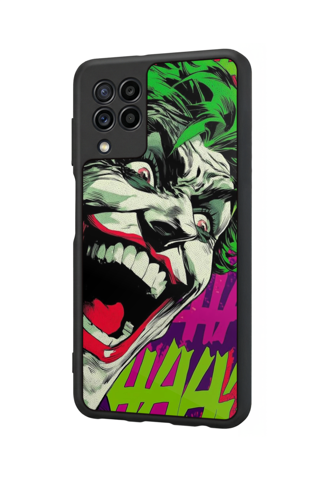 Samsung Galaxy M22 Uyumlu Joker Tasarımlı Glossy Premium Kılıf