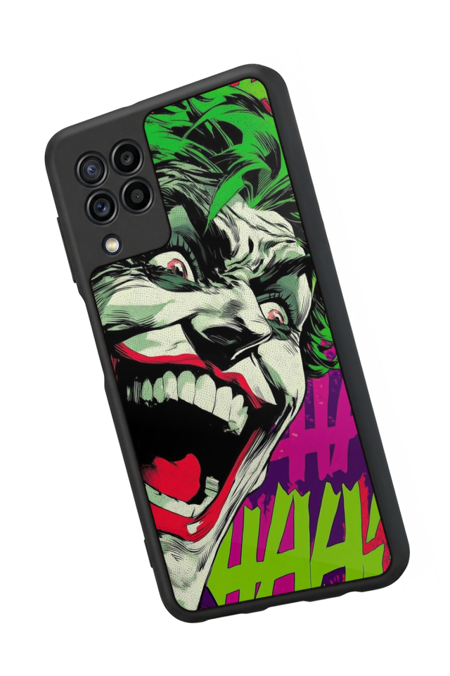 Samsung Galaxy M22 Uyumlu Joker Tasarımlı Glossy Premium Kılıf
