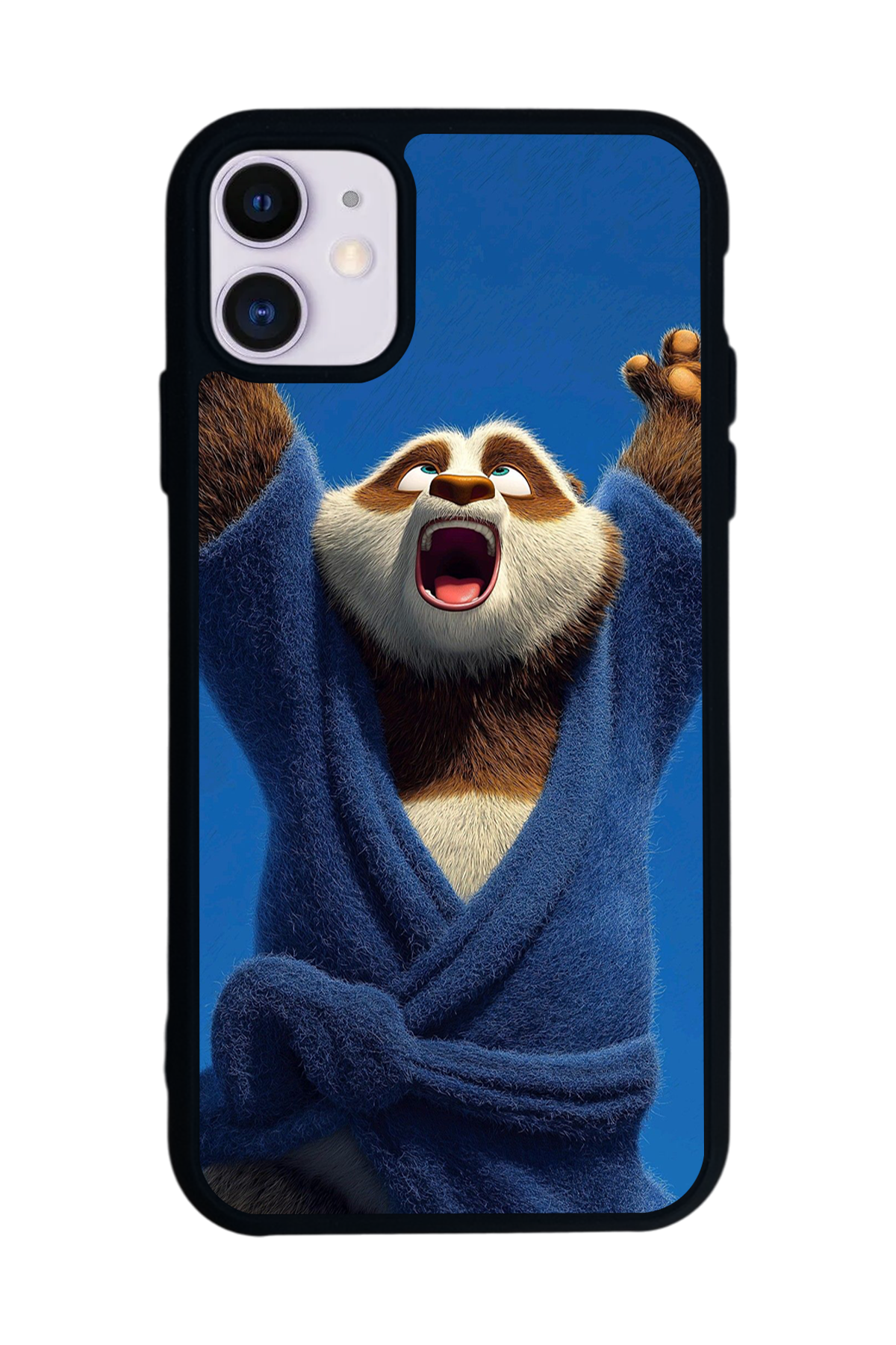 iPhone 11 Uyumlu Kung Fu Panda Tasarımlı Glossy Premium Kılıf