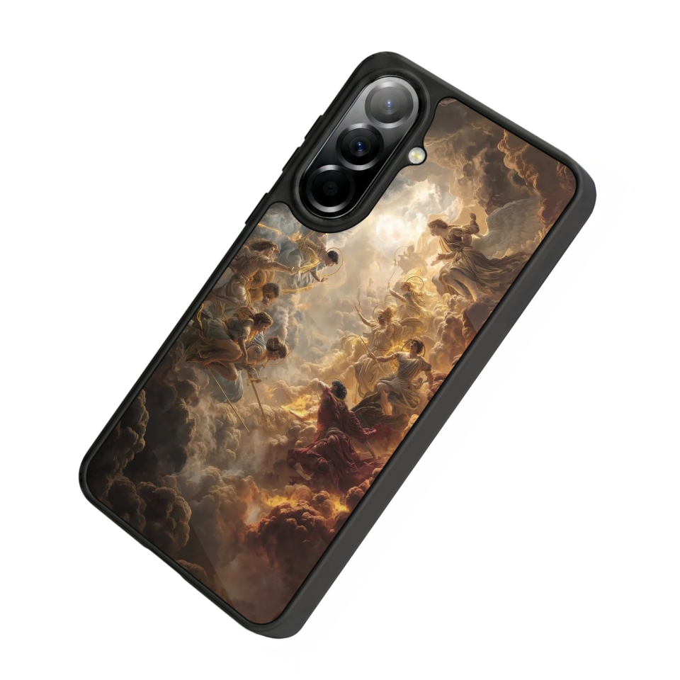 Samsung Galaxy A57 Uyumlu Melek Tasarımlı Glossy Premium Kılıf