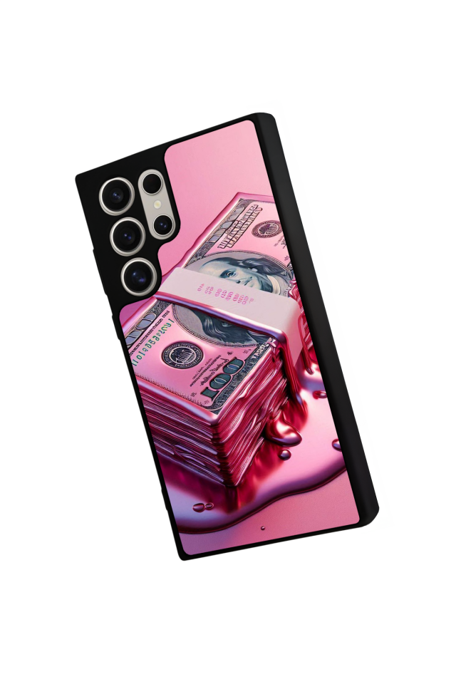 Samsung Galaxy S22 Ultra Uyumlu Money Para Tasarımlı Glossy Premium Kılıf