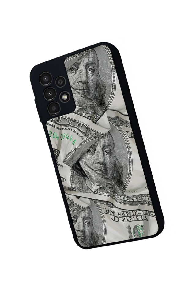 Samsung Galaxy A23 Uyumlu Money Para Tasarımlı Glossy Premium Kılıf