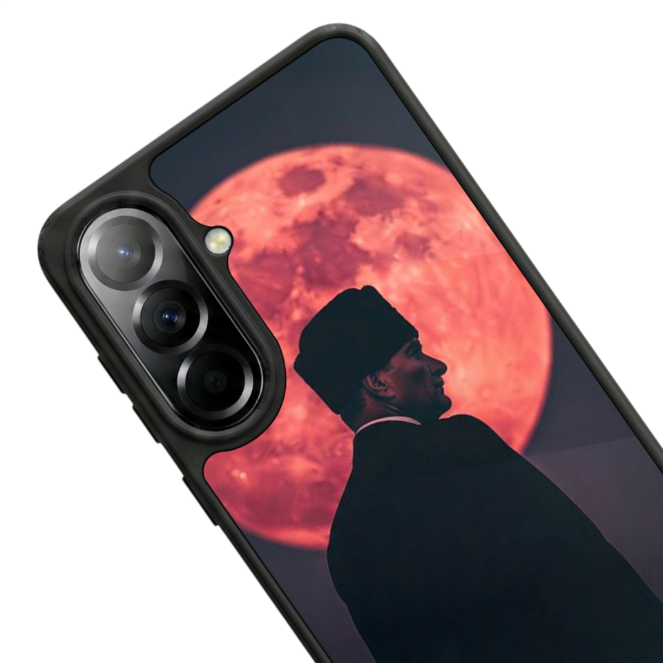 Samsung Galaxy A37 Uyumlu Mustafa Kemal Ataturk Tasarımlı Glossy Premium Kılıf