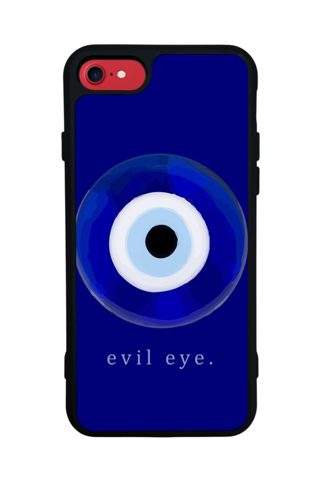 iPhone SE Uyumlu Nazar Tasarımlı Glossy Premium Kılıf