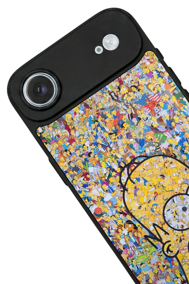 iPhone 17 Air Uyumlu The Simpsons Tasarımlı Glossy Premium Kılıf