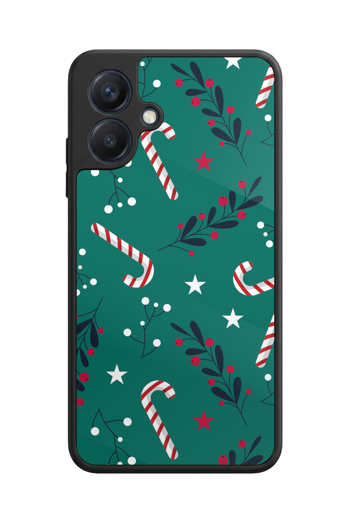 Samsung Galaxy A07 Uyumlu Yilbasi Christmas Tasarımlı Glossy Premium Kılıf