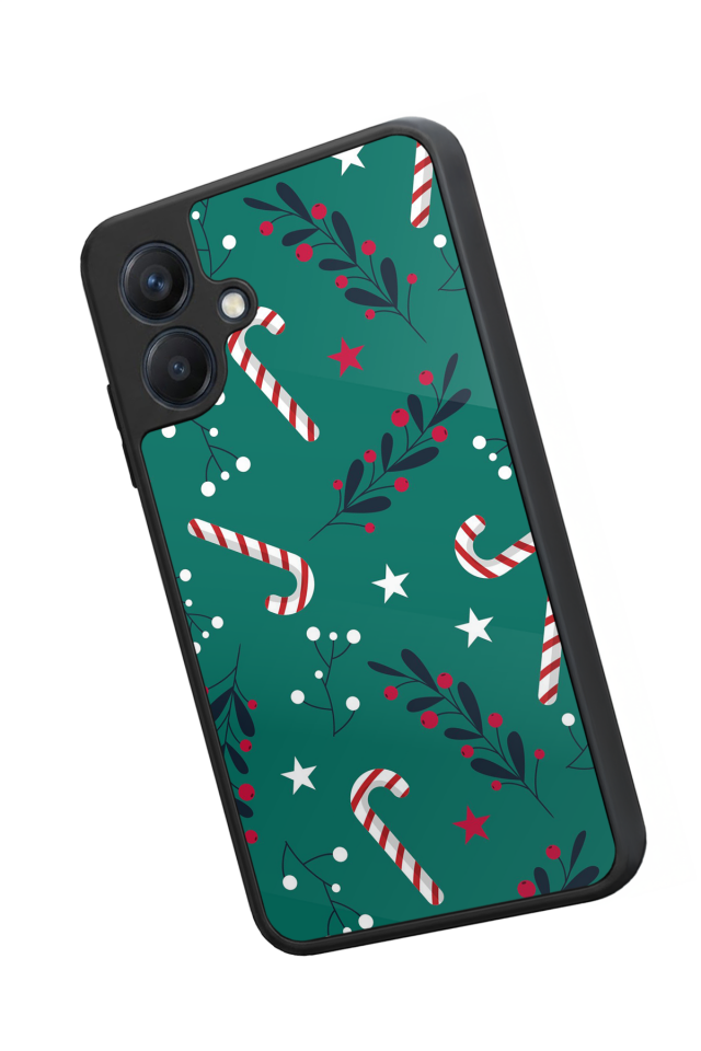 Samsung Galaxy A07 Uyumlu Yilbasi Christmas Tasarımlı Glossy Premium Kılıf