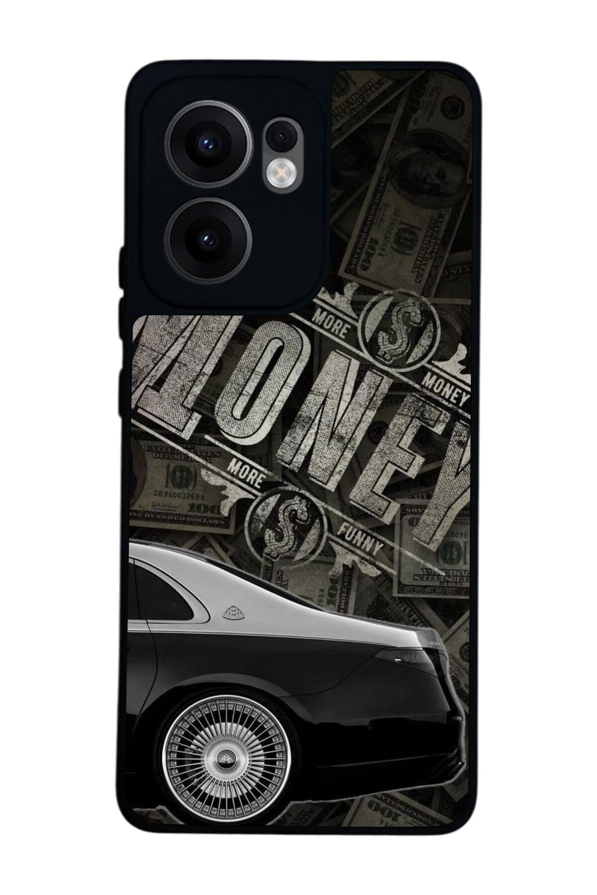 Oppo Reno 13F Uyumlu Money Para Tasarımlı Glossy Premium Kılıf