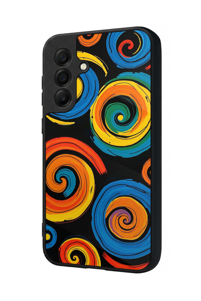 Samsung Galaxy A17 Uyumlu Abstract Tasarımlı Glossy Premium Kılıf