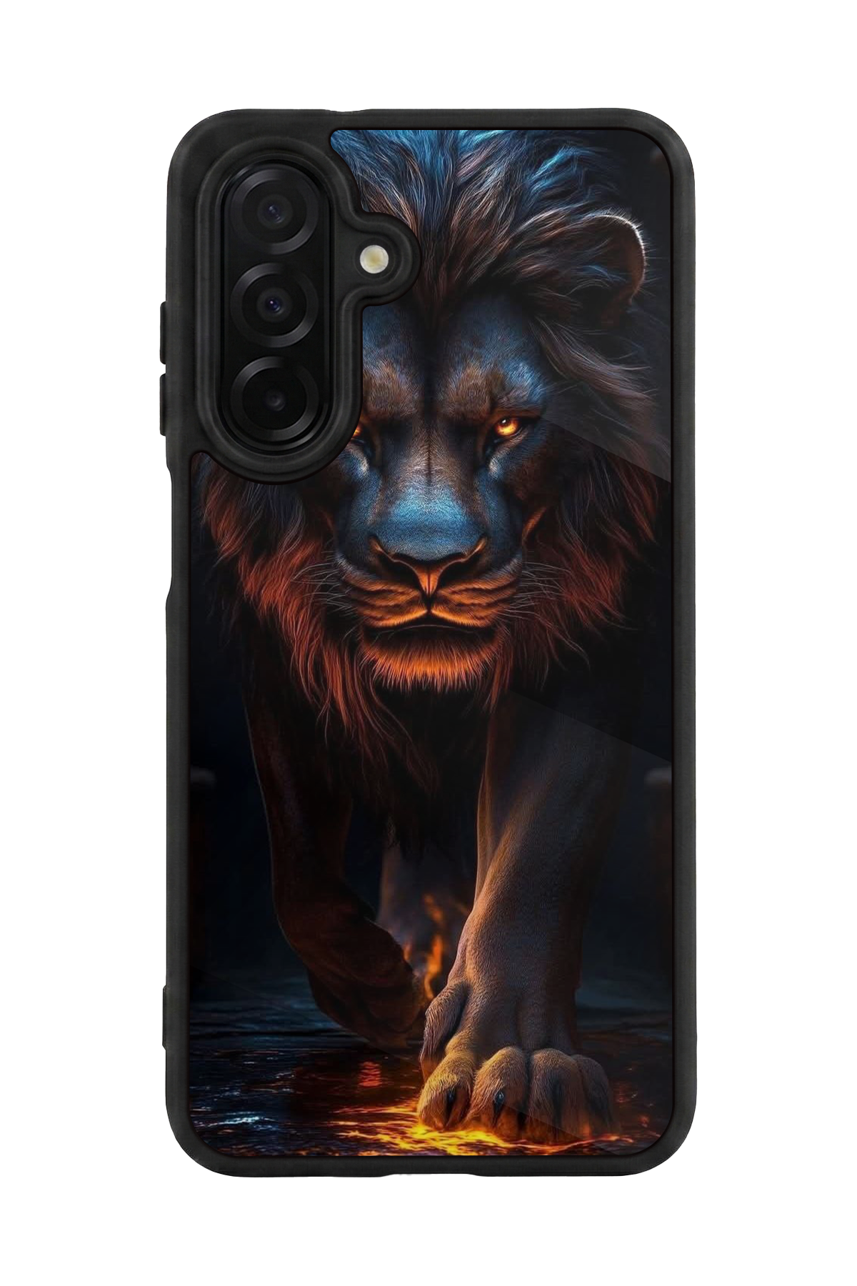 Samsung Galaxy A36 Uyumlu Aslan Tasarımlı Glossy Premium Kılıf