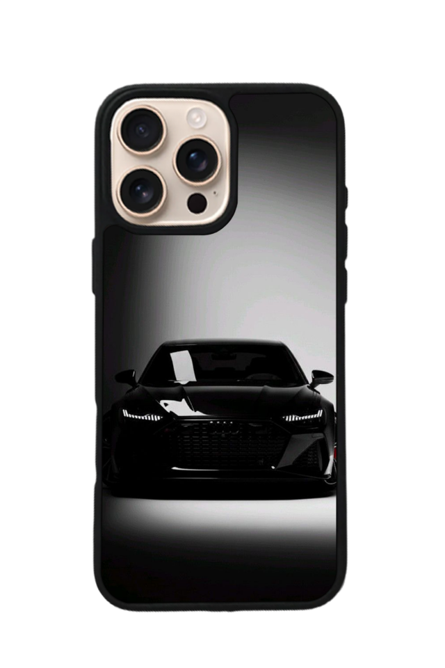 iPhone 16 Pro Uyumlu Audi Tasarımlı Glossy Premium Kılıf