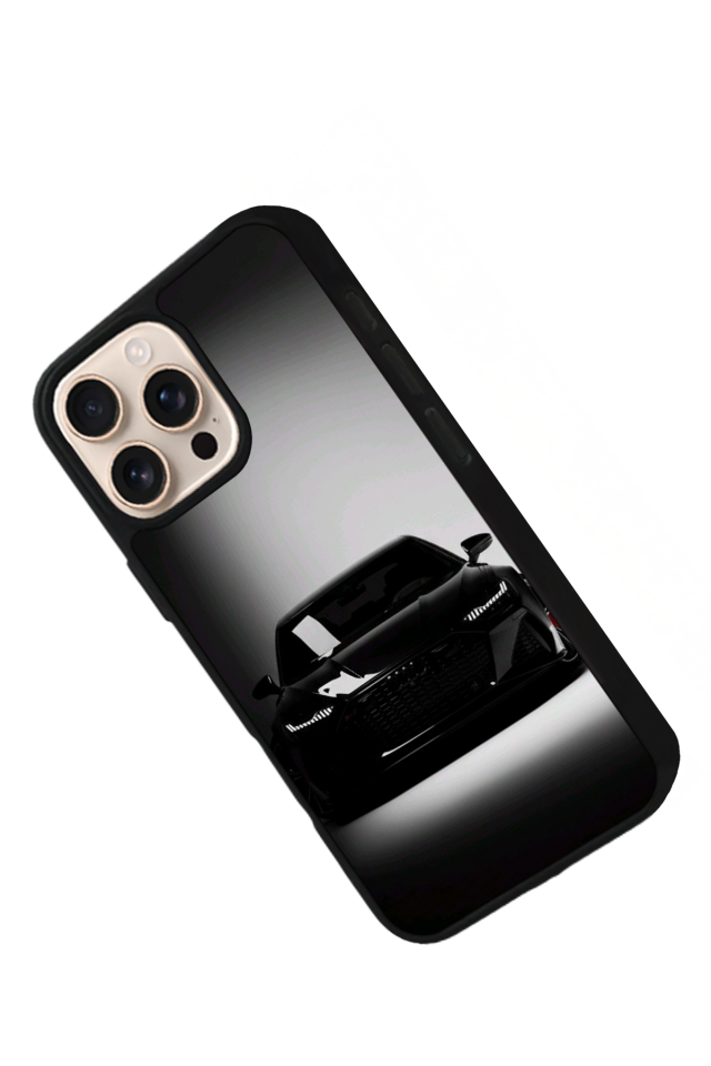 iPhone 16 Pro Uyumlu Audi Tasarımlı Glossy Premium Kılıf