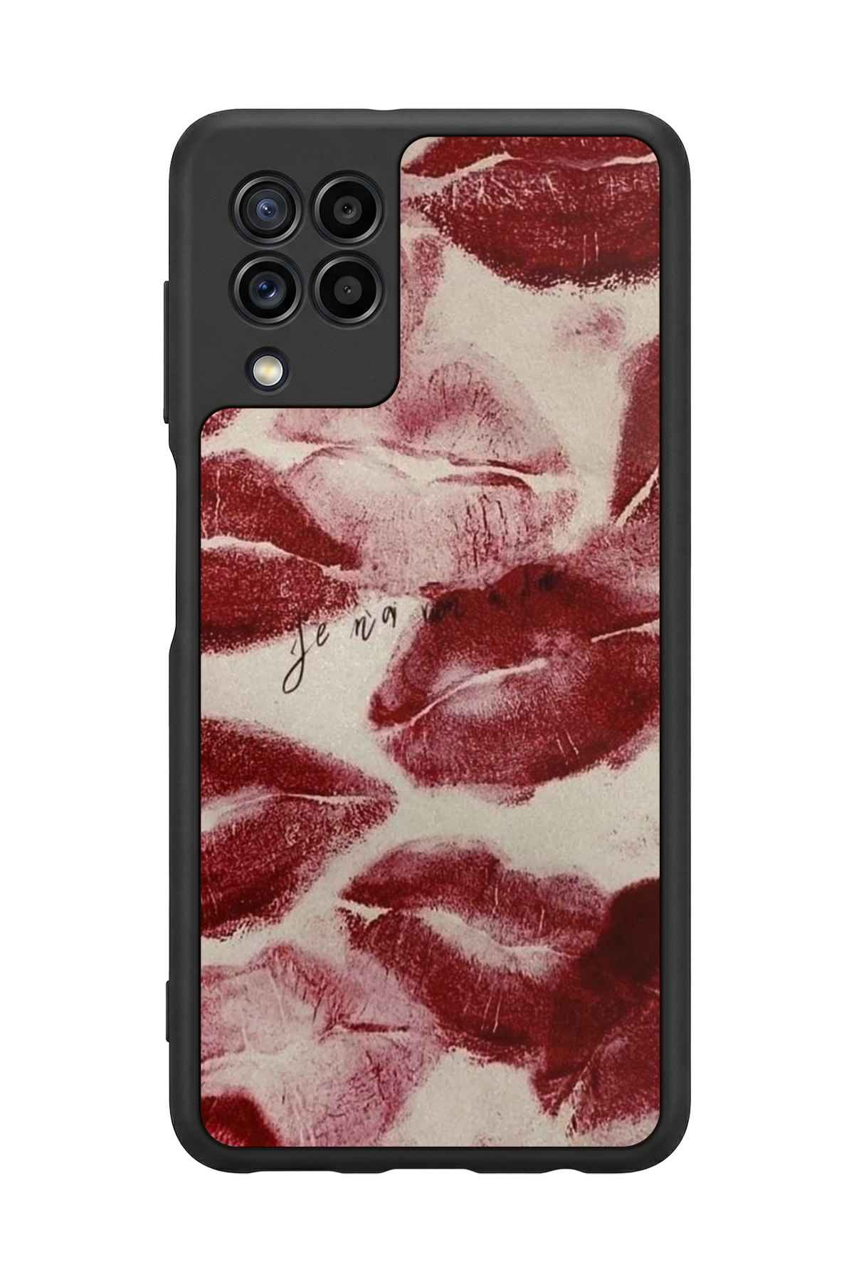 Samsung Galaxy M32 Uyumlu Dudak Tasarımlı Glossy Premium Kılıf