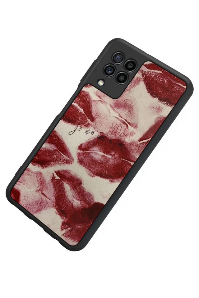 Samsung Galaxy M32 Uyumlu Dudak Tasarımlı Glossy Premium Kılıf