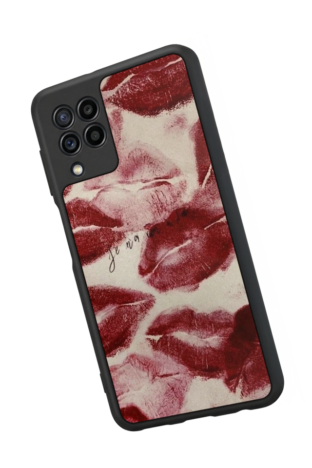 Samsung Galaxy M32 Uyumlu Dudak Tasarımlı Glossy Premium Kılıf