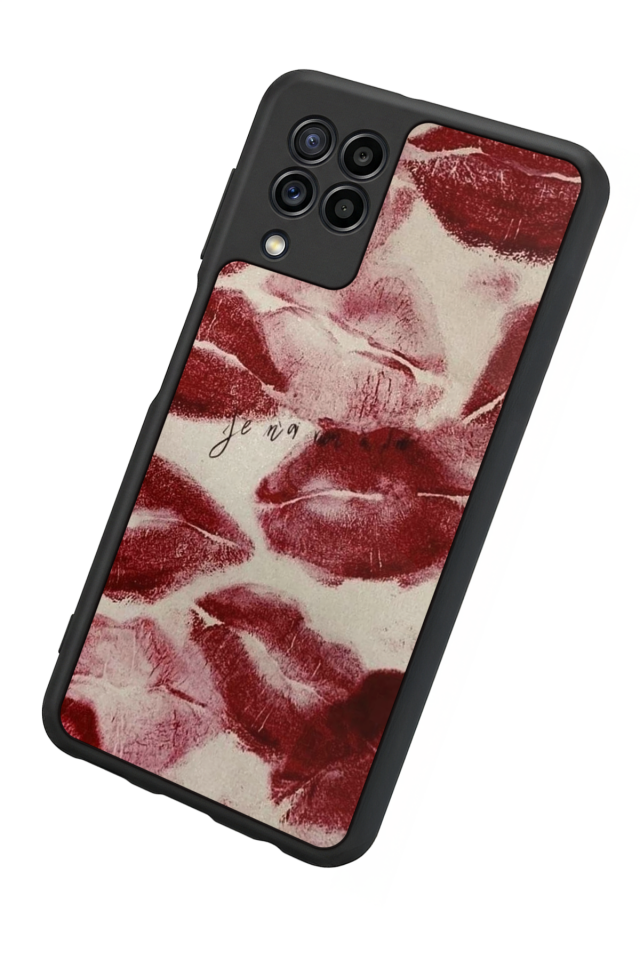 Samsung Galaxy M32 Uyumlu Dudak Tasarımlı Glossy Premium Kılıf