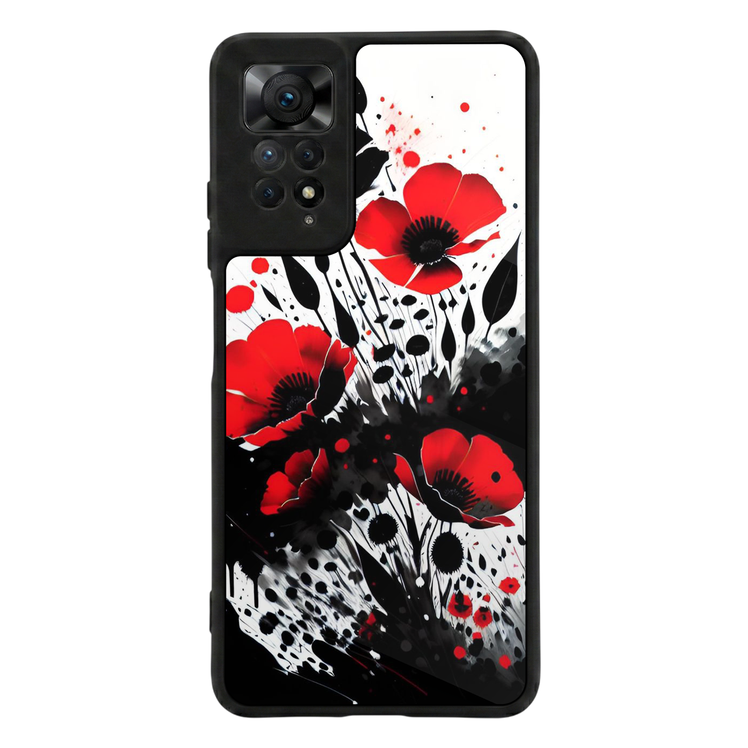 Xiaomi Redmi Note 11 Pro Uyumlu Floral Tasarımlı Glossy Premium Kılıf