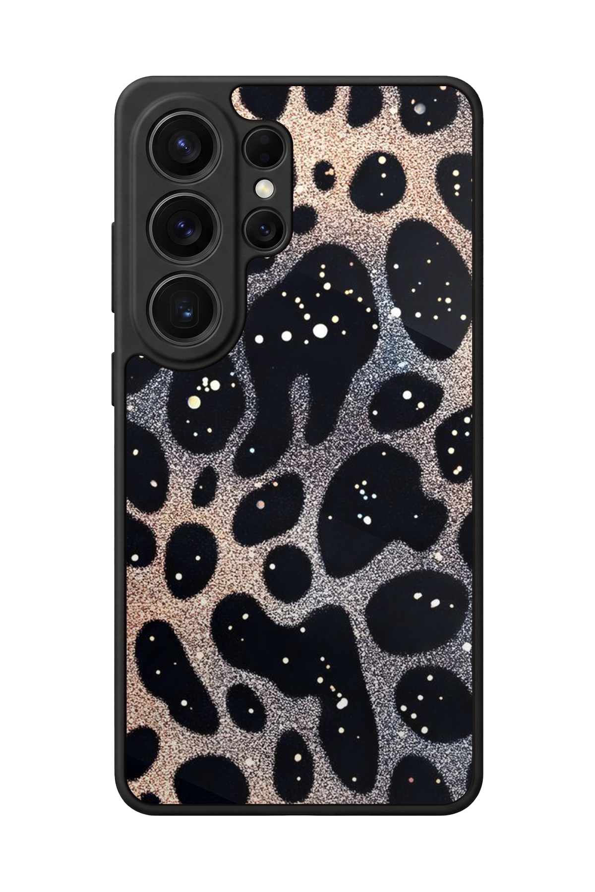 Samsung Galaxy S26 Ultra Uyumlu Hologram Leopar Tasarımlı Glossy Premium Kılıf