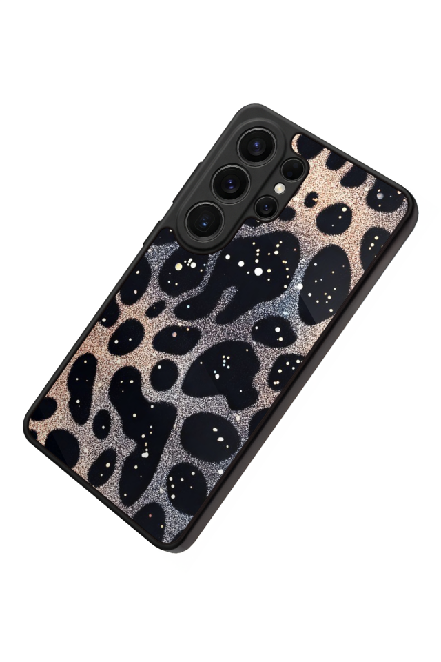 Samsung Galaxy S26 Ultra Uyumlu Hologram Leopar Tasarımlı Glossy Premium Kılıf