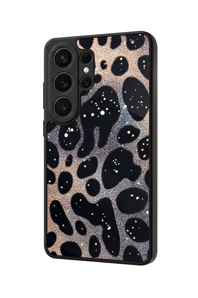 Samsung Galaxy S26 Ultra Uyumlu Hologram Leopar Tasarımlı Glossy Premium Kılıf