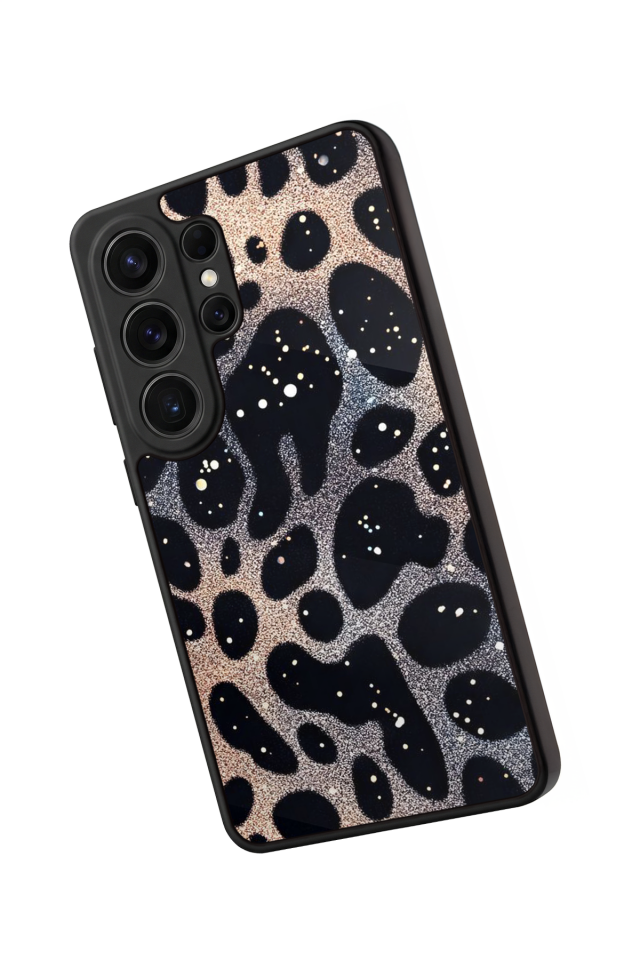 Samsung Galaxy S26 Ultra Uyumlu Hologram Leopar Tasarımlı Glossy Premium Kılıf