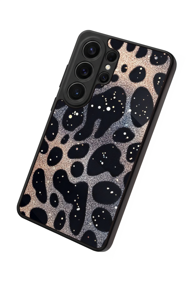 Samsung Galaxy S26 Ultra Uyumlu Hologram Leopar Tasarımlı Glossy Premium Kılıf