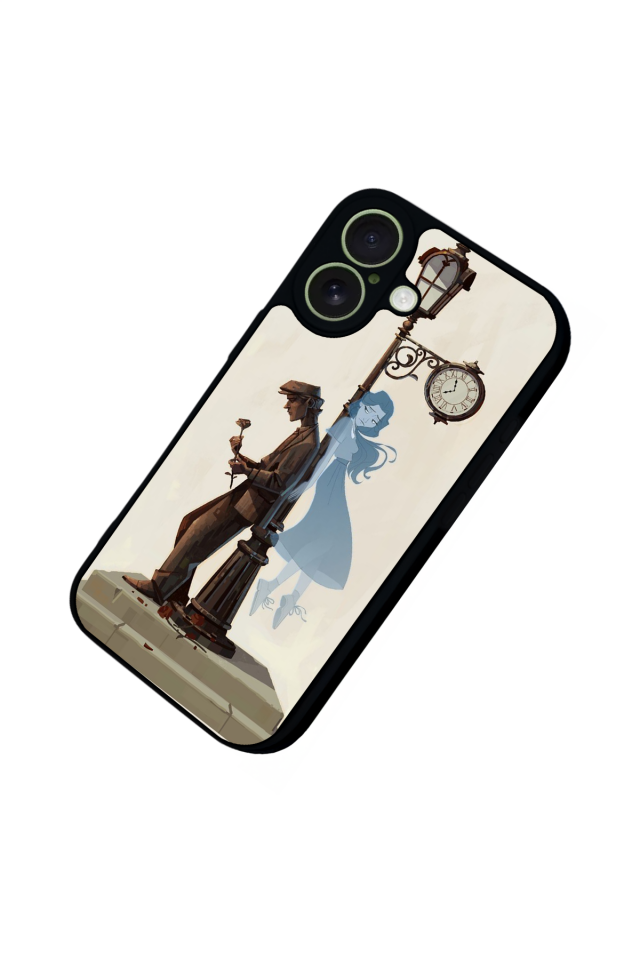 iPhone 17 Uyumlu  Kalp Love Tasarımlı Glossy Premium Kılıf