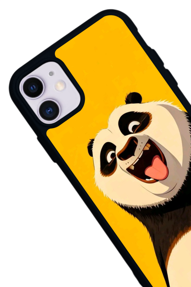 iPhone 11 Uyumlu Kung Fu Panda Tasarımlı Glossy Premium Kılıf