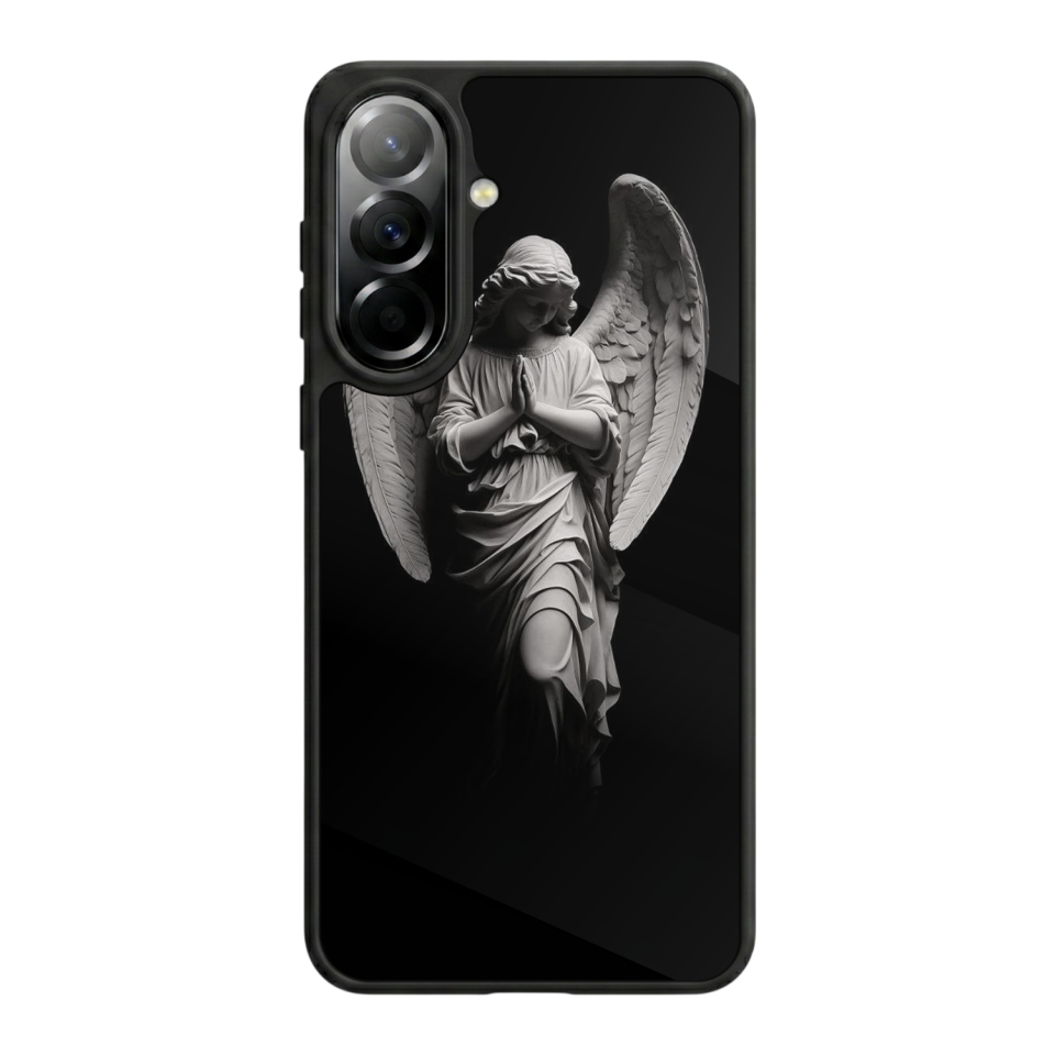 Samsung Galaxy A57 Uyumlu Melek Tasarımlı Glossy Premium Kılıf