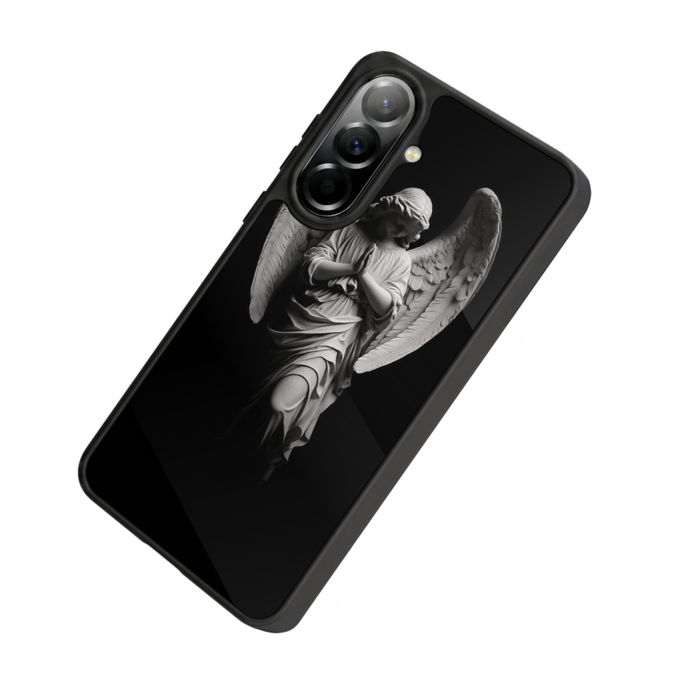 Samsung Galaxy A57 Uyumlu Melek Tasarımlı Glossy Premium Kılıf