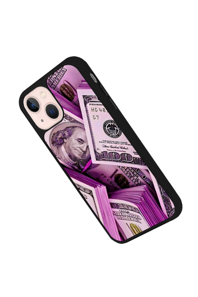iPhone 14 Plus Uyumlu Money Para Tasarımlı Glossy Premium Kılıf