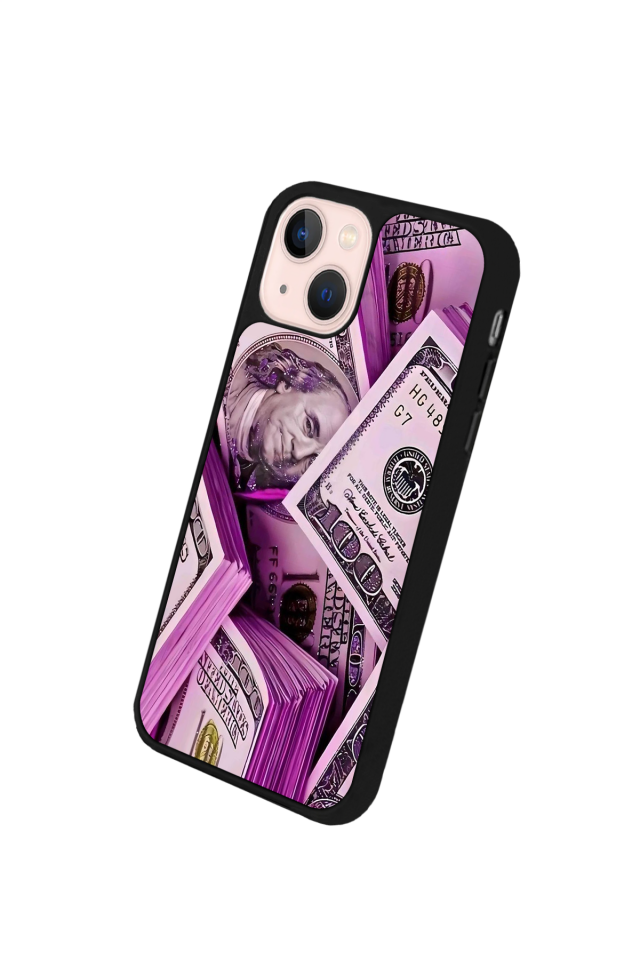 iPhone 14 Plus Uyumlu Money Para Tasarımlı Glossy Premium Kılıf