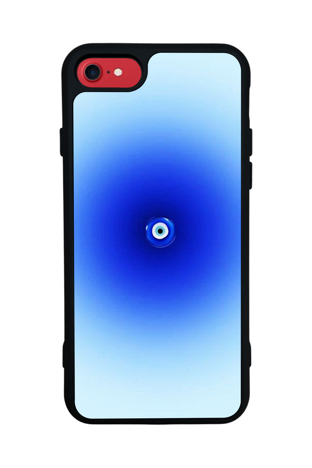 iPhone SE Uyumlu Nazar Tasarımlı Glossy Premium Kılıf