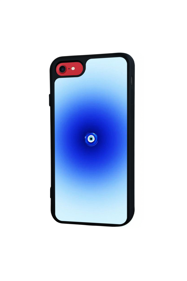 iPhone SE Uyumlu Nazar Tasarımlı Glossy Premium Kılıf