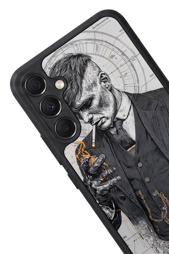 Samsung Galaxy M34 Uyumlu Peaky Blinders Tasarımlı Glossy Premium Kılıf