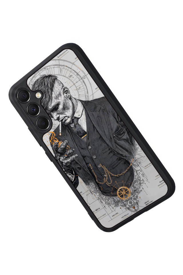 Samsung Galaxy M34 Uyumlu Peaky Blinders Tasarımlı Glossy Premium Kılıf