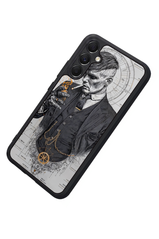 Samsung Galaxy M34 Uyumlu Peaky Blinders Tasarımlı Glossy Premium Kılıf