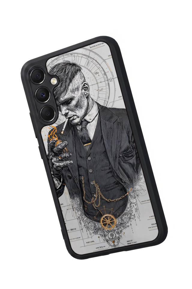Samsung Galaxy M34 Uyumlu Peaky Blinders Tasarımlı Glossy Premium Kılıf
